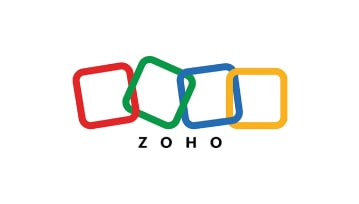 Zoho logo.