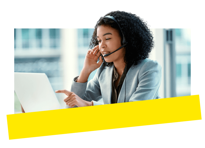 A government representative communicates with their team effectively using GoTo Connect across multiple channels.