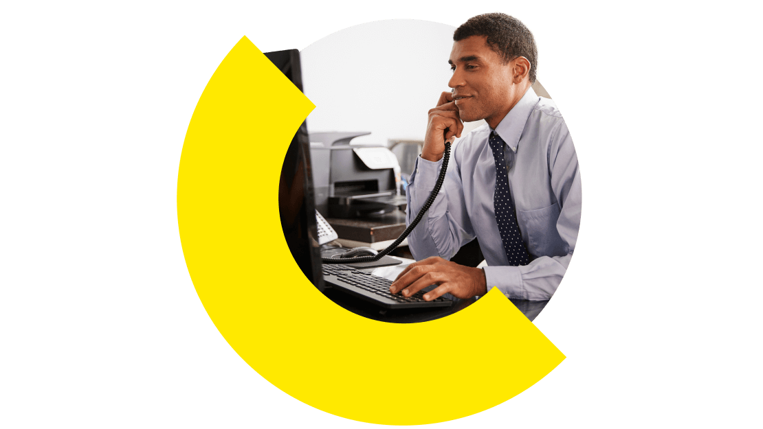 Office manager coordinating the legal team to streamline workflow and improve efficiency with GoTo Connect.