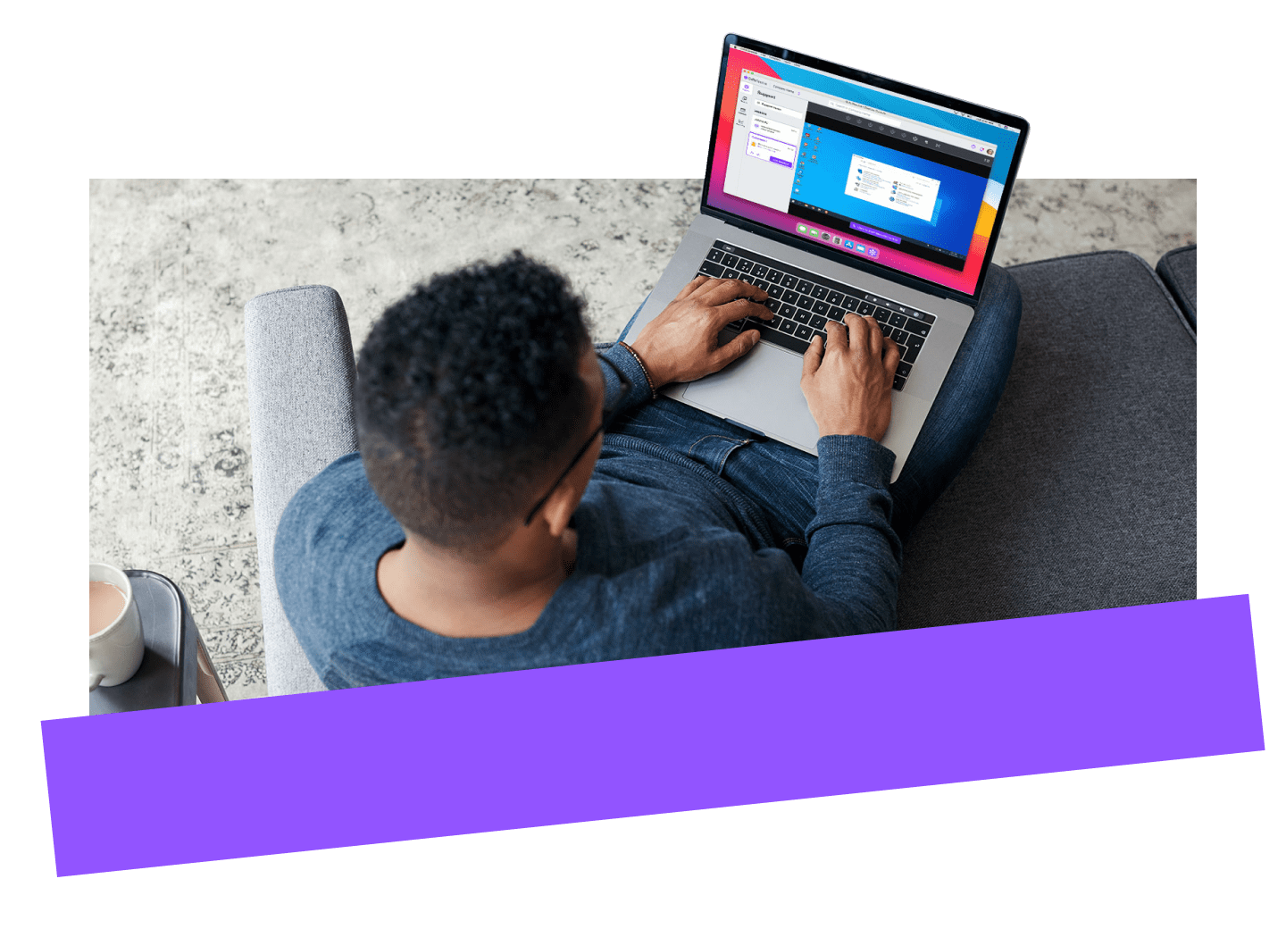Un administrateur informatique économise du temps et de l’argent en gérant de manière centralisée les appareils mobiles des employés de son entreprise à l’aide du mobile device manager de GoTo Resolve.